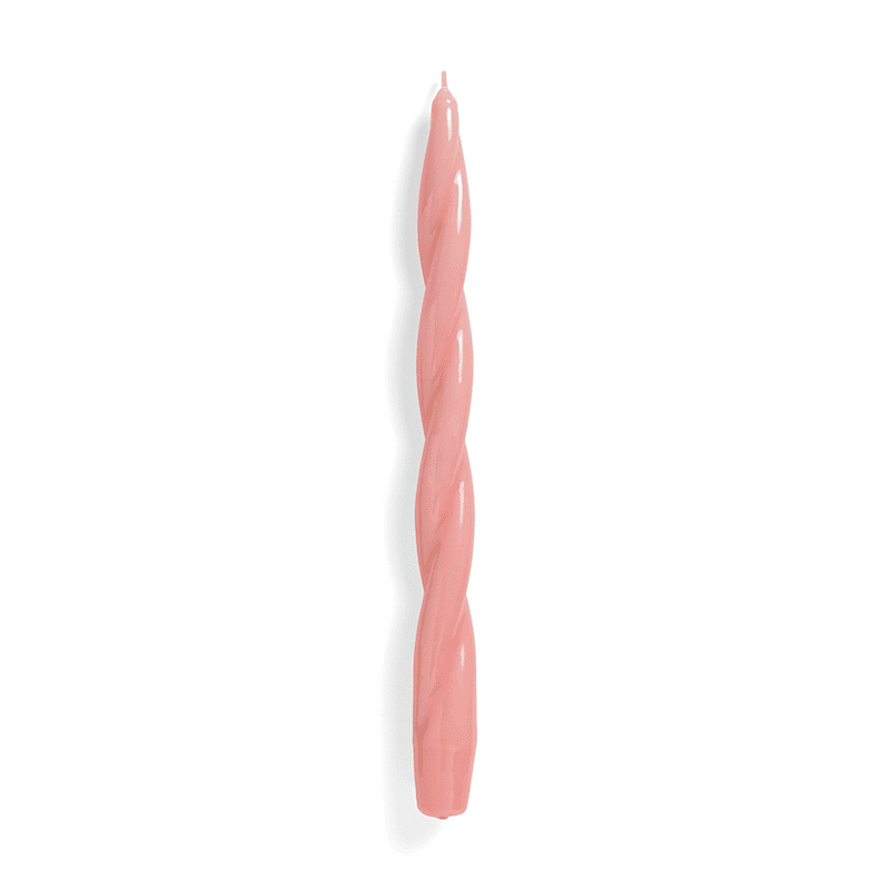 Candle Soft Twist - Dark rose