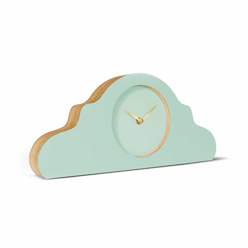 Mantel clock - Gale green/gale green/shiny gold
