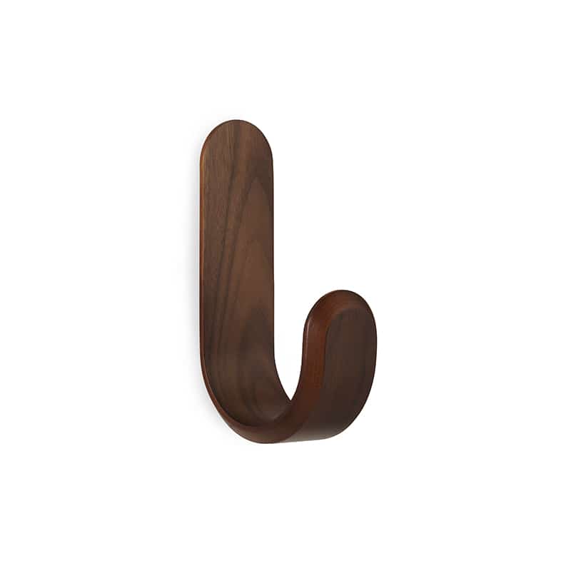 Curve Hook - Walnut