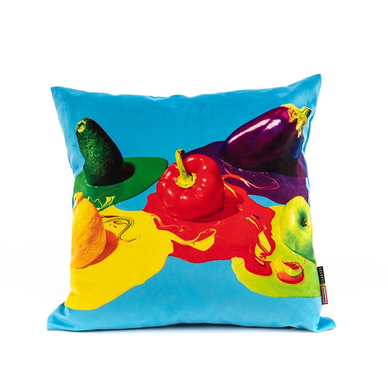 Toiletpaper cushion with plume padding - Vegetables