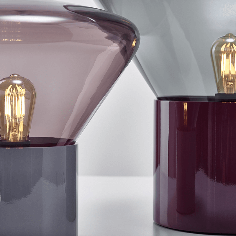 Muffins 02 vloerlamp - high gloss/cheeky raspberry