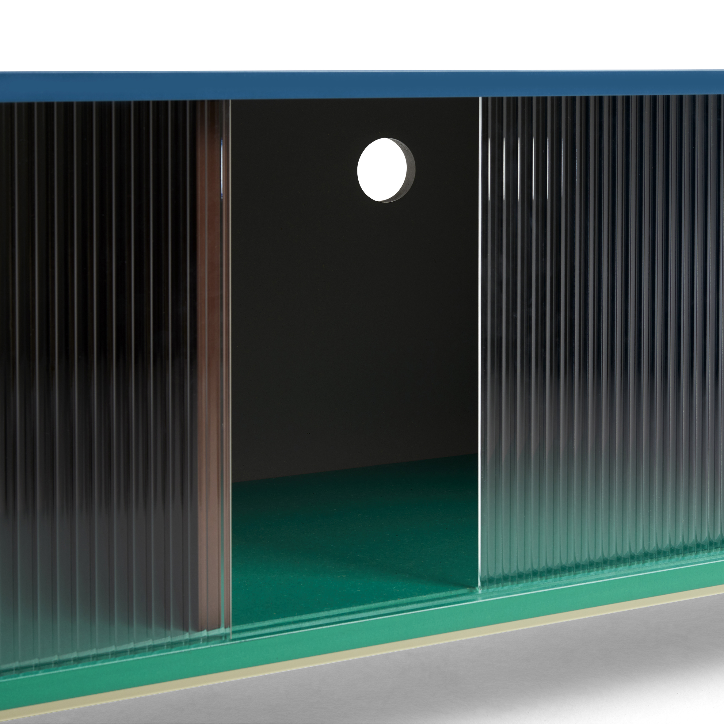 Colour Cabinet floor - Large Multi/Glass doors