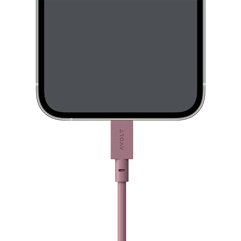 Cable 1 (USB A to lightning) - Rusty Red