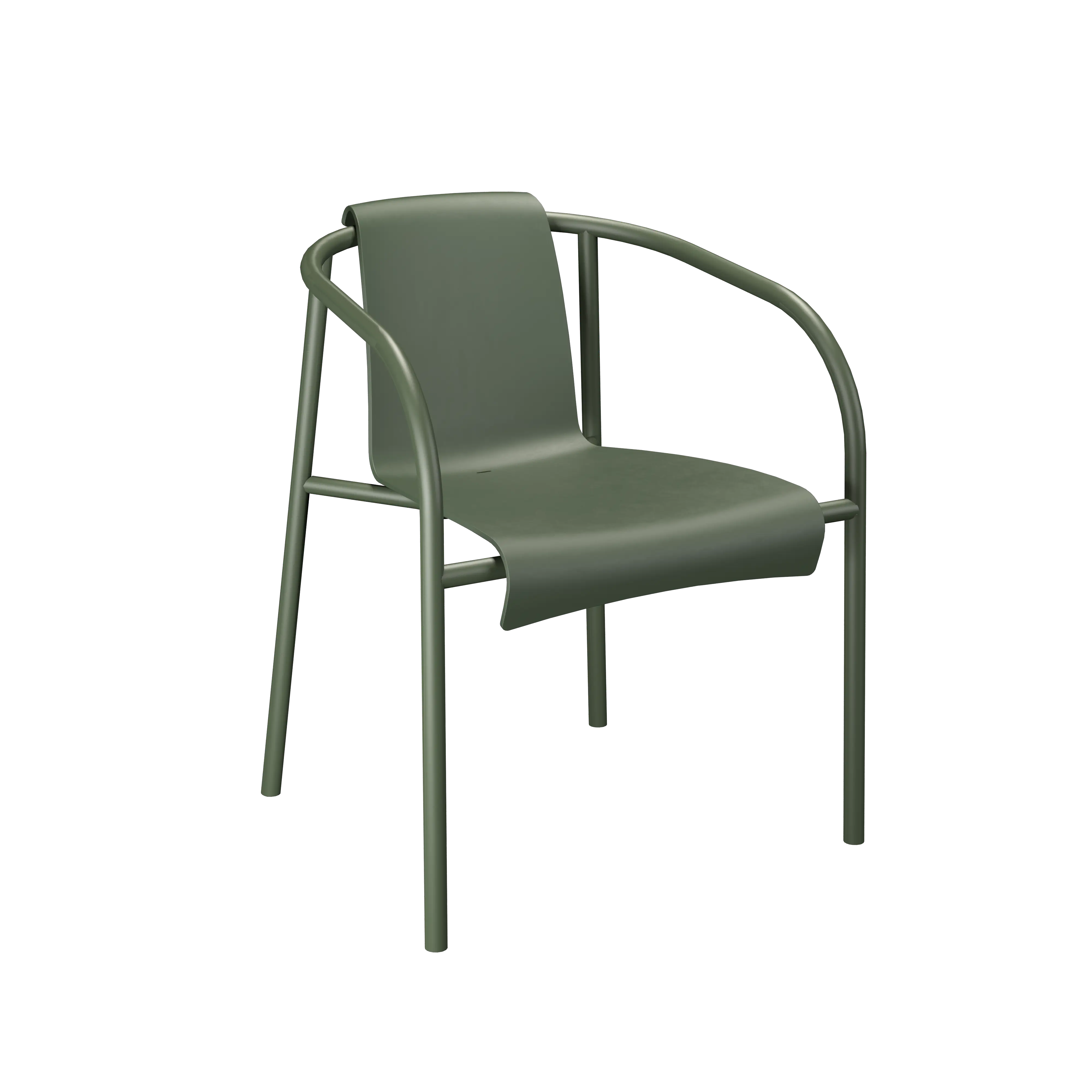 Nami dining armchair - Olive green