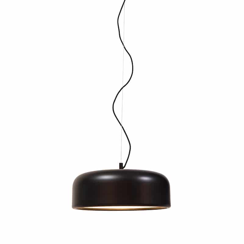 Hanglamp aluminum Marseille rond - Zwart