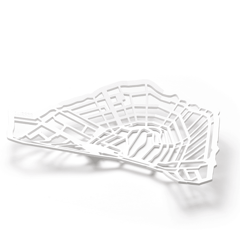 Metrobowl Amsterdam scale - White