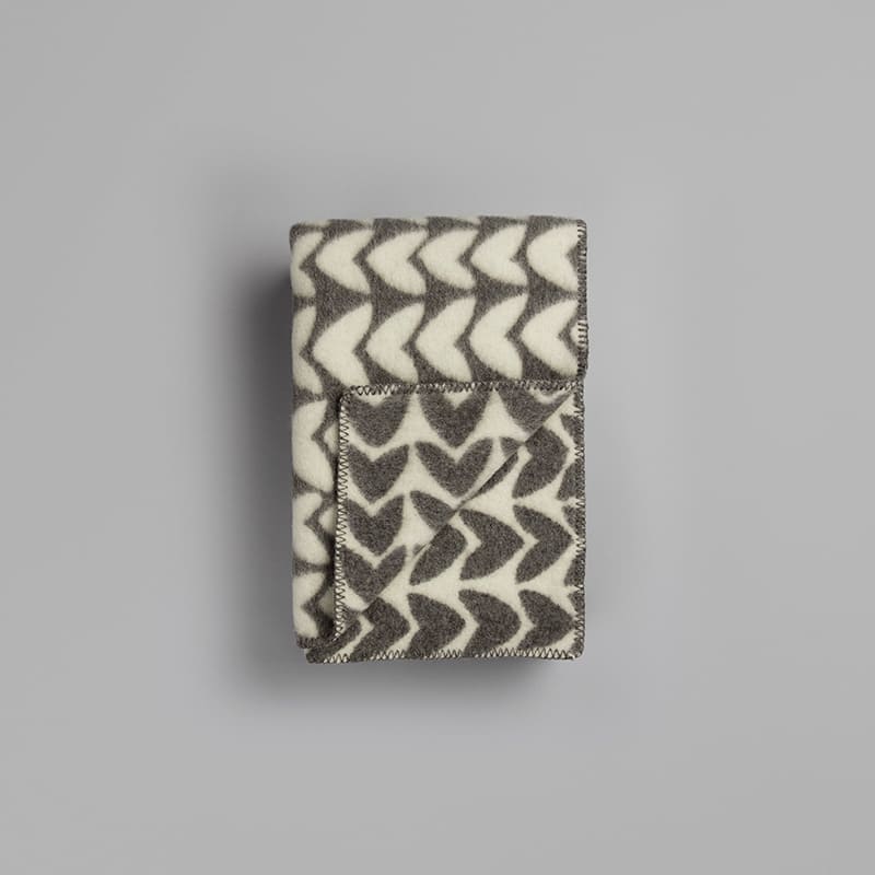 Aker large throw - Grey/natural