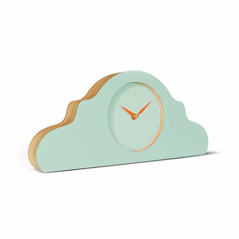 Mantel clock - Gale green/gale green/neon orange
