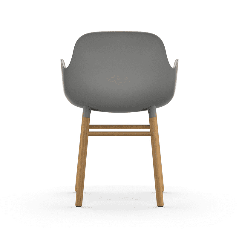 Form Armchair Grey/Oak