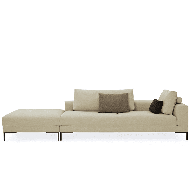 Aikon Lounge bank - Poef groot