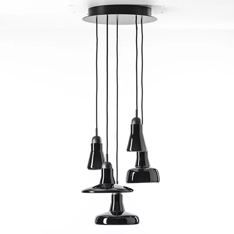 Shadows PC929 ring canopy hanglamp - Stained black