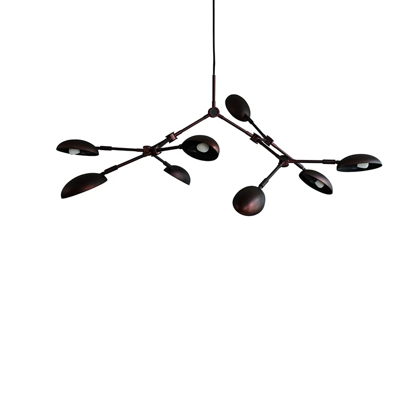 Drop chandelier mini burned - Black