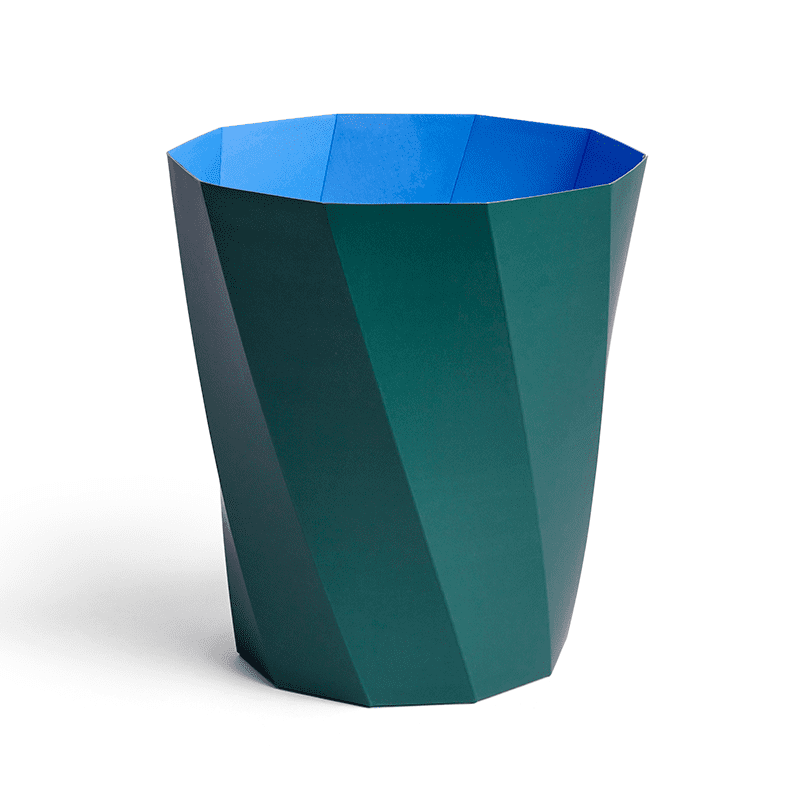 Paper Paper Bin - Dark green