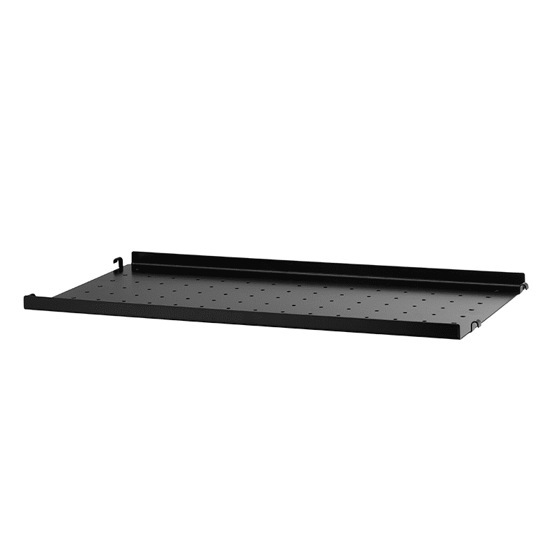 Metal shelf with low edge 58/30