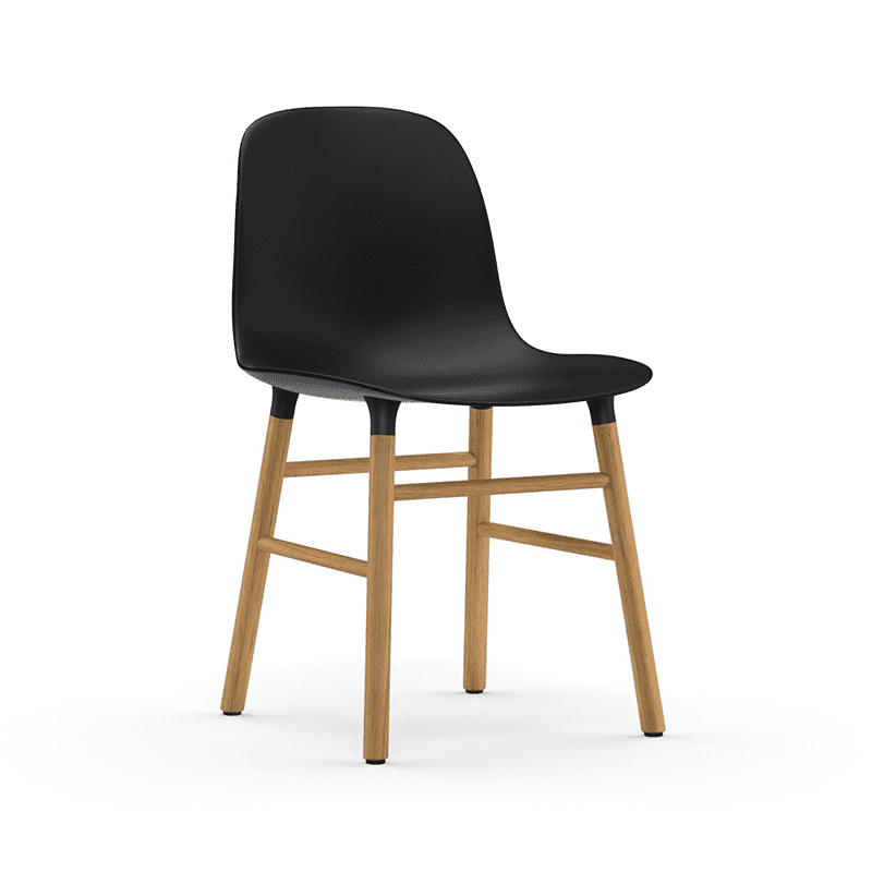 Form Chair Black/Oak