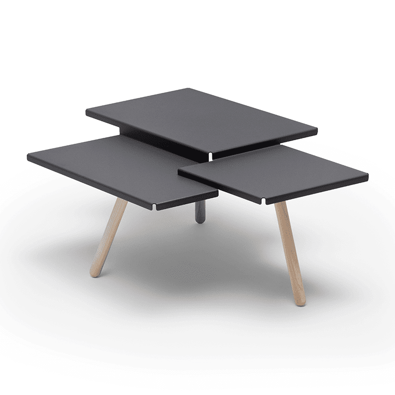 Tablefields coffeetable - Dark grey