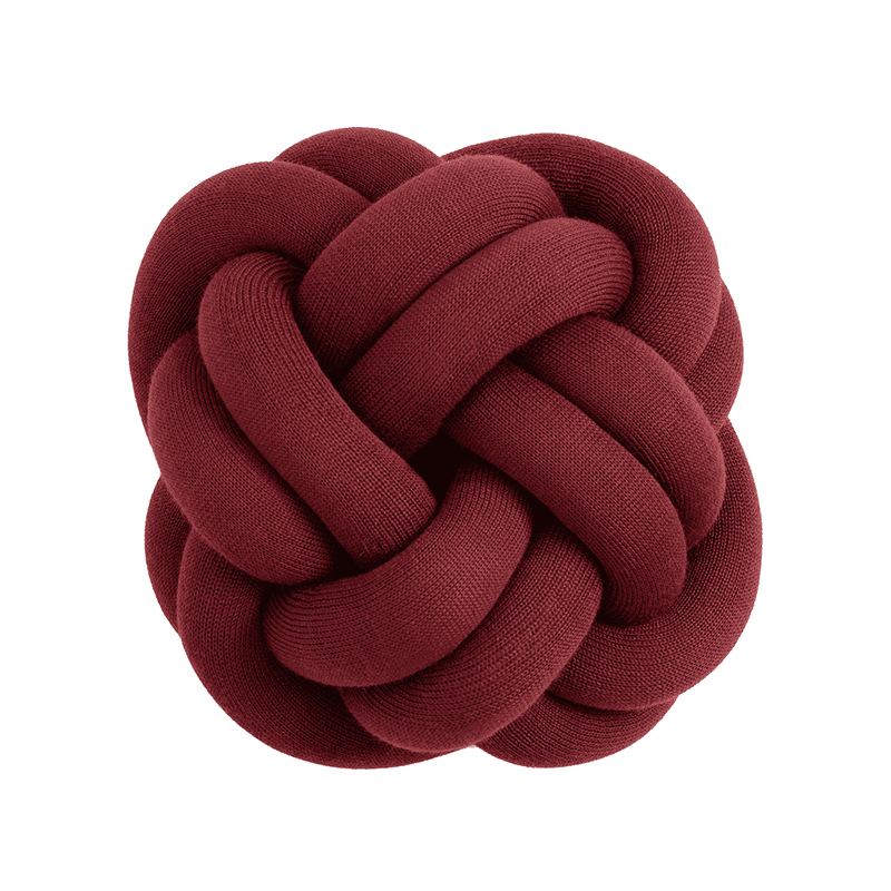Knot Cushion - Bordeaux