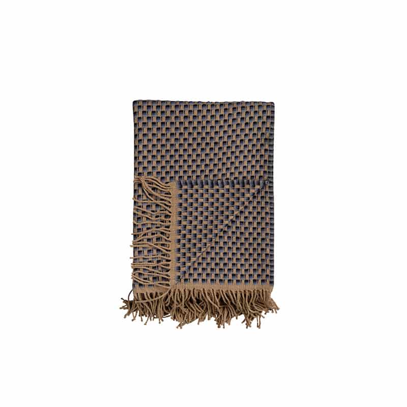 Isak large throw - Far away blue