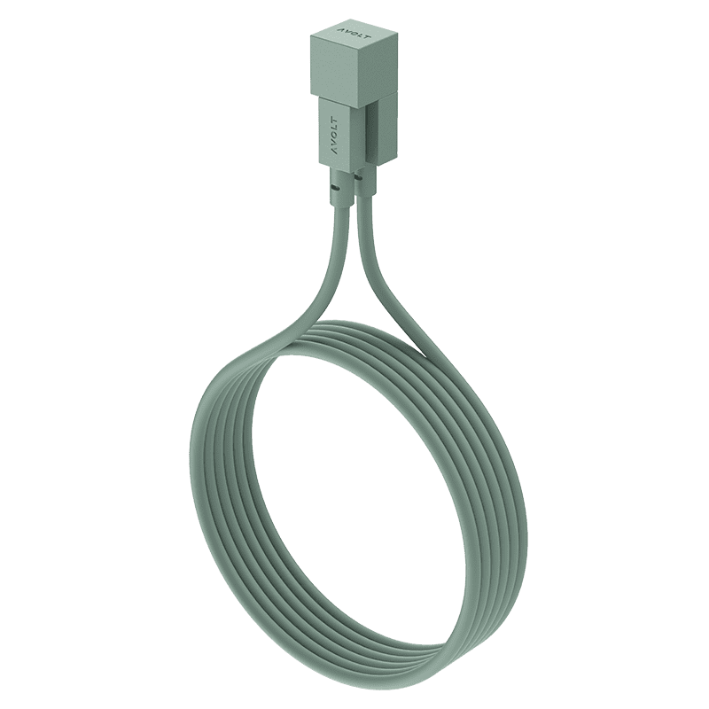 Cable 1 (USB A to lightning) - Oak Green