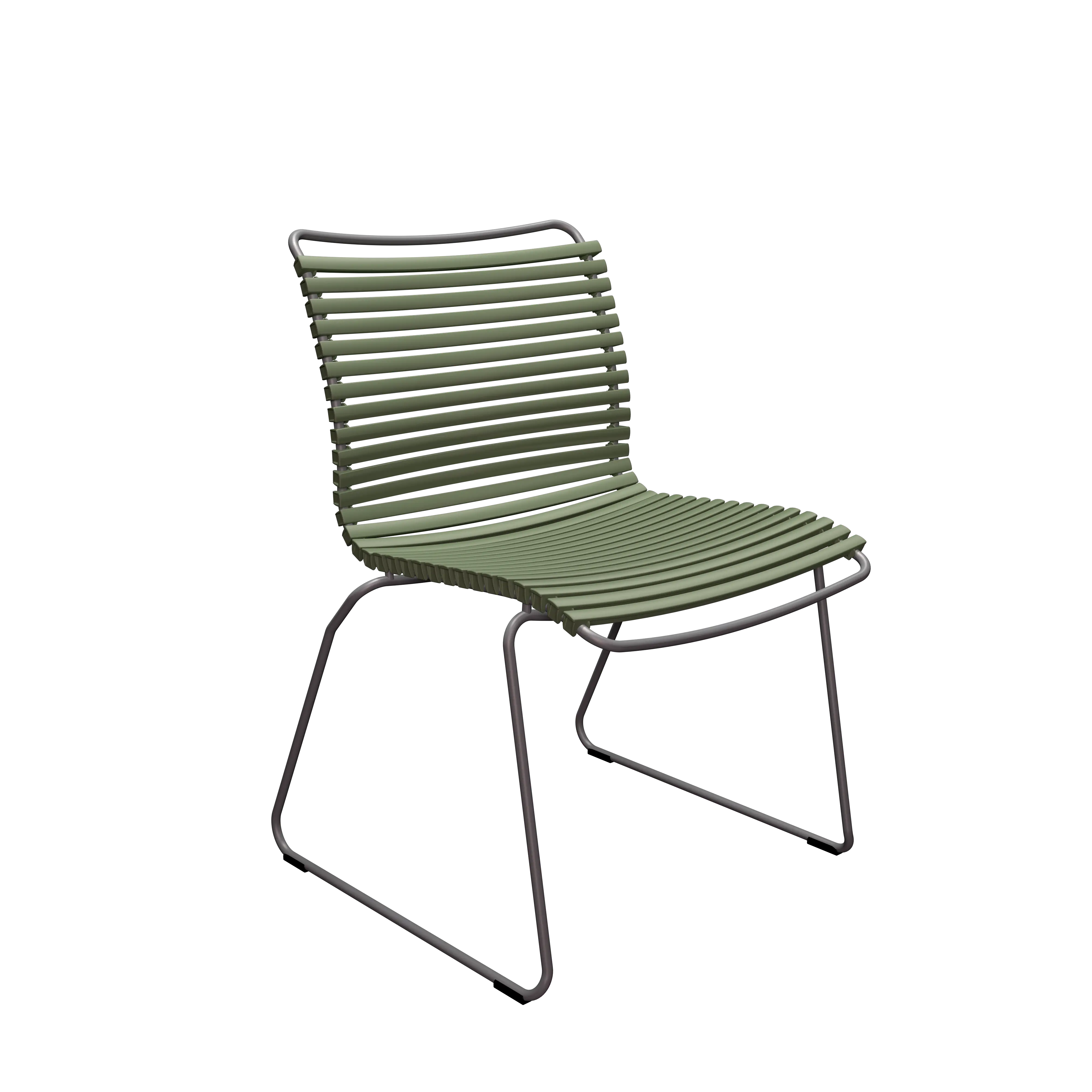 Click dining chair - Olive green