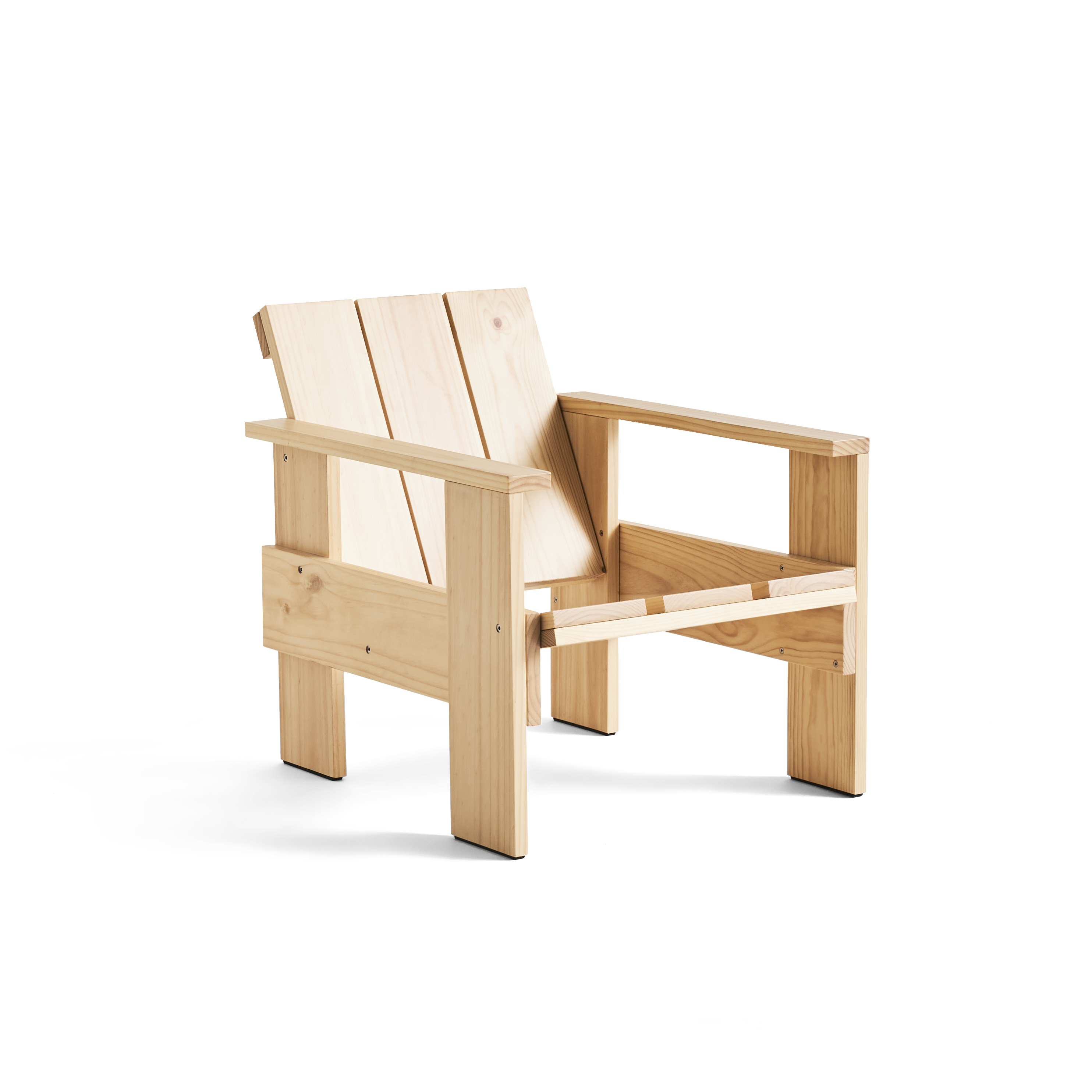Crate lounge chair - Waterbased lacq pinewood