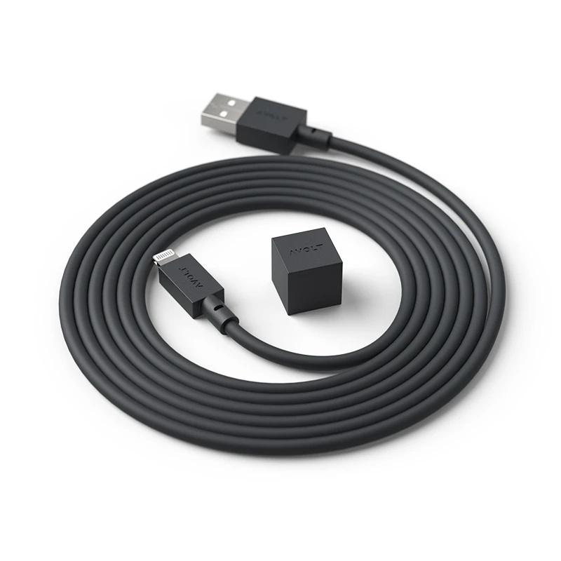Cable 1 (USB A to lightning) - Stockholm Black