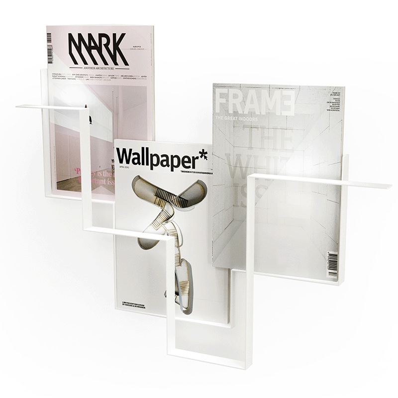 Guidelines Double magazine holder - White