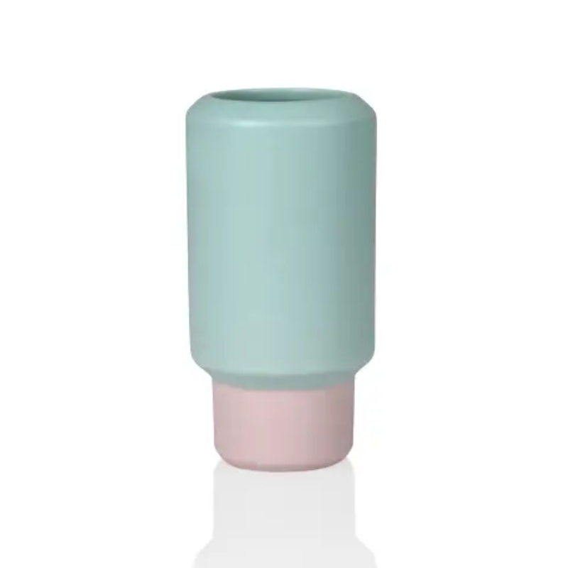 Fumario ceramic vase small - Mint Pink