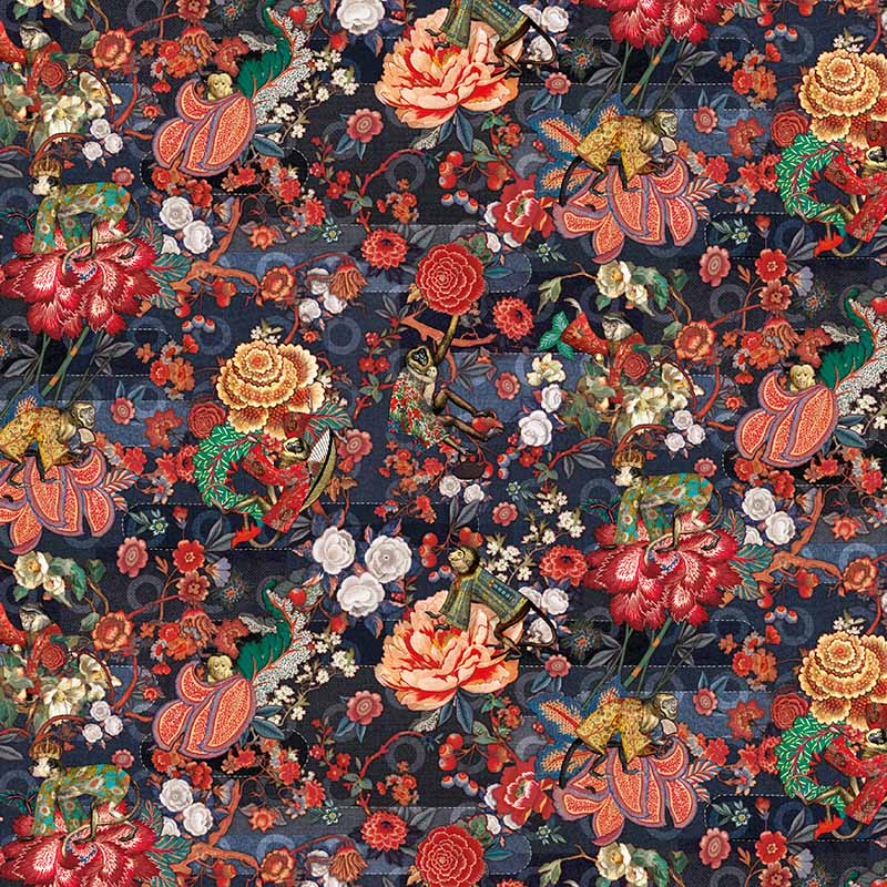 Vloerkleed Rendezvous Tokyo Blue - Indigo