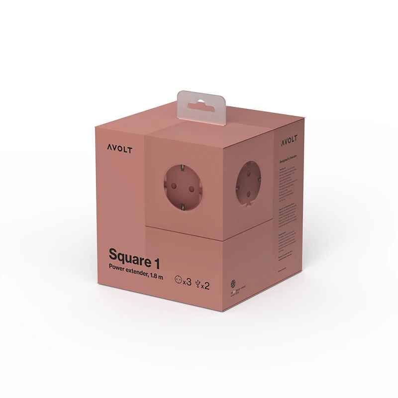 Square 1 USB & Magnet - Old Pink