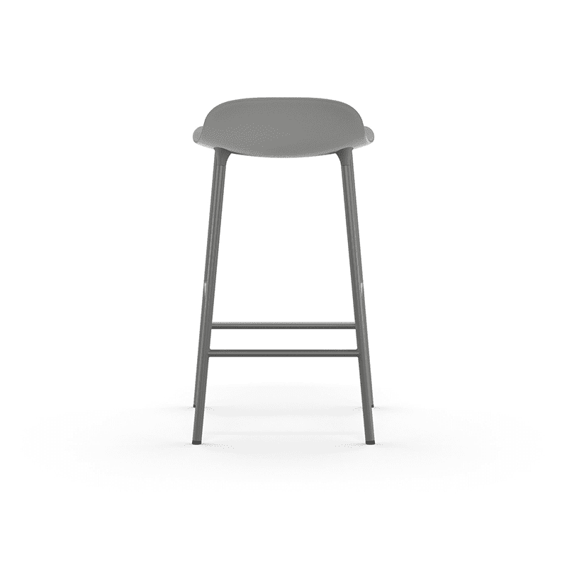 Form Barstool 65 cm Grey/Grey