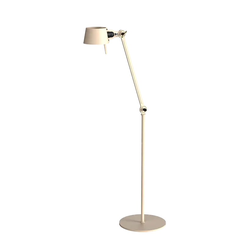Bolt 1arm vloerlamp - Lightning white