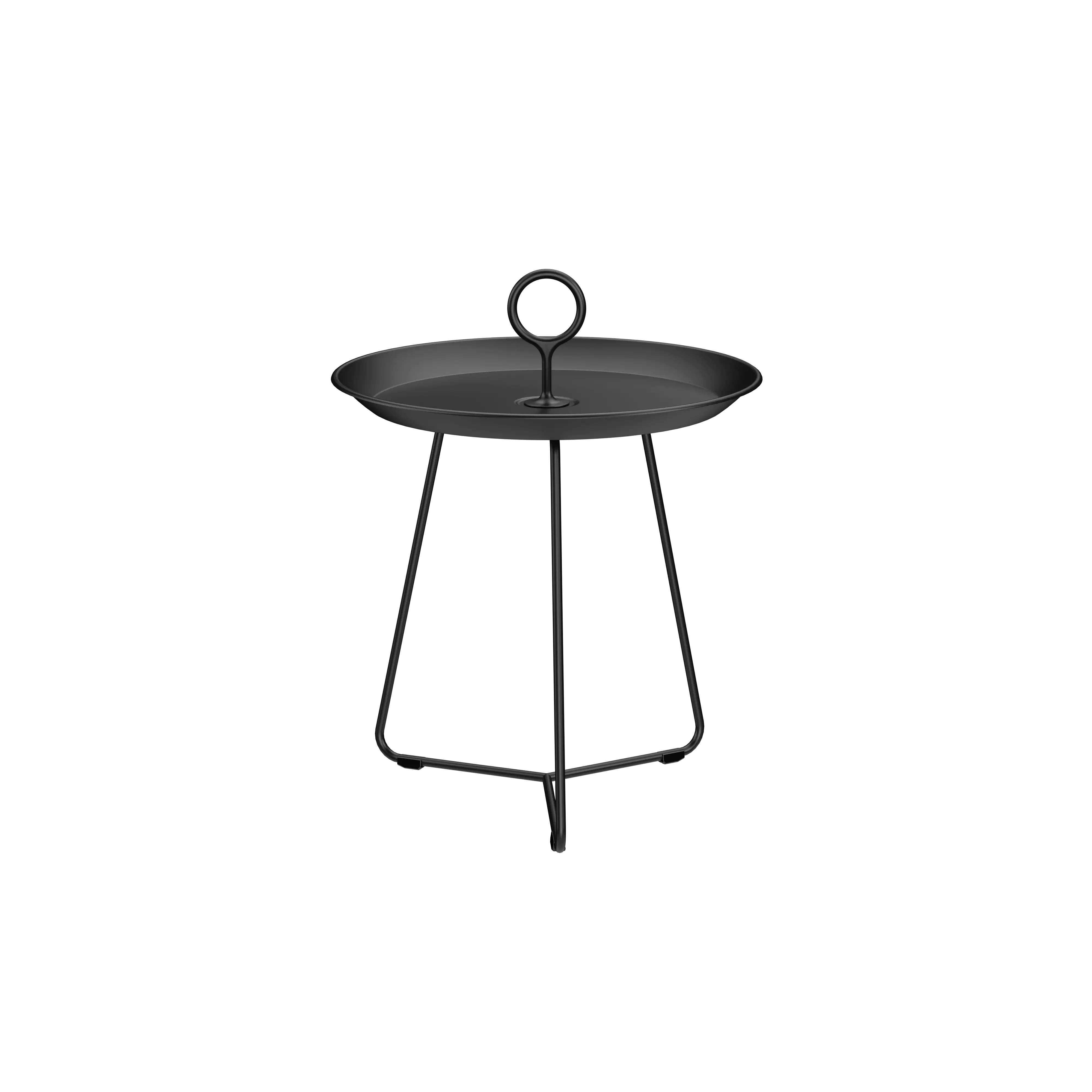 Eyelet tray table 45 cm - Black