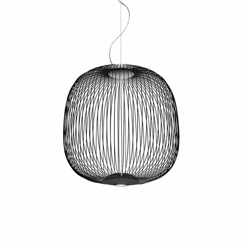 Spokes 2 hanglamp - Nero