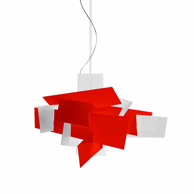 Big bang hanglamp led - Rosso