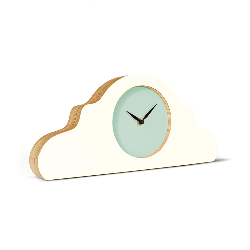 Mantel clock - Pure white/gale green/deep black