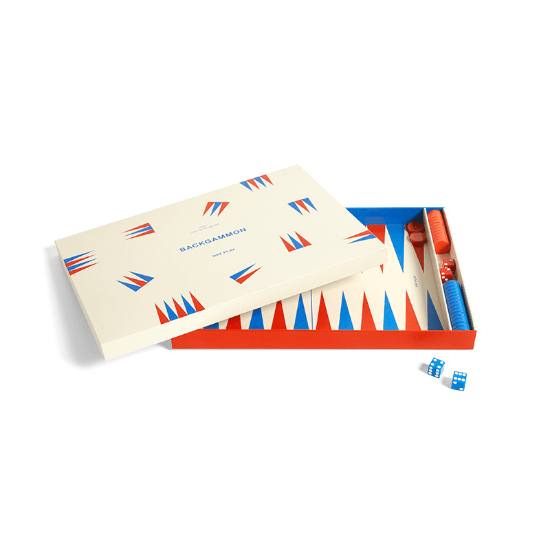 HAY PLAY Backgammon - Off-white