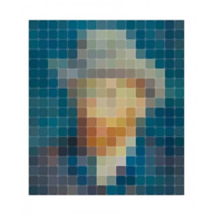 Van Gogh petrol pixel - extra large
