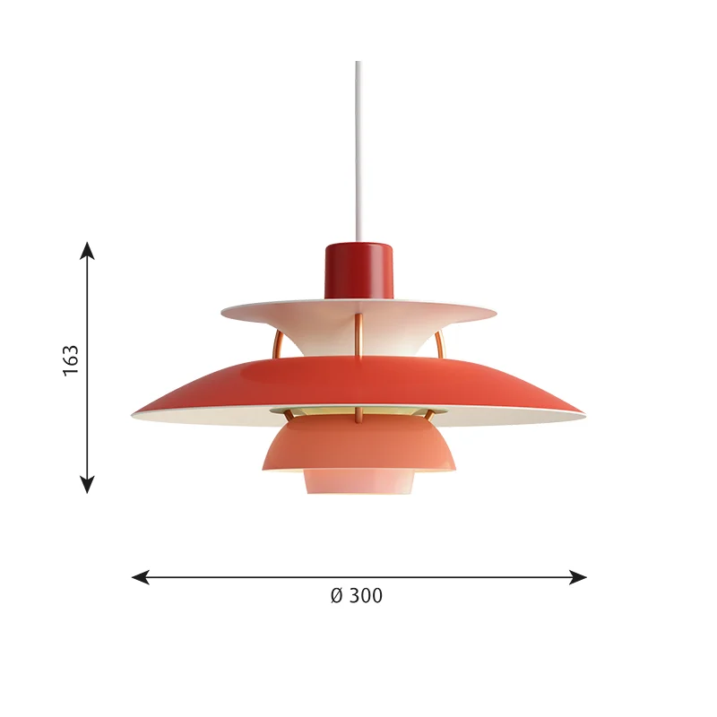 PH5 Mini hanglamp - Hues of Red