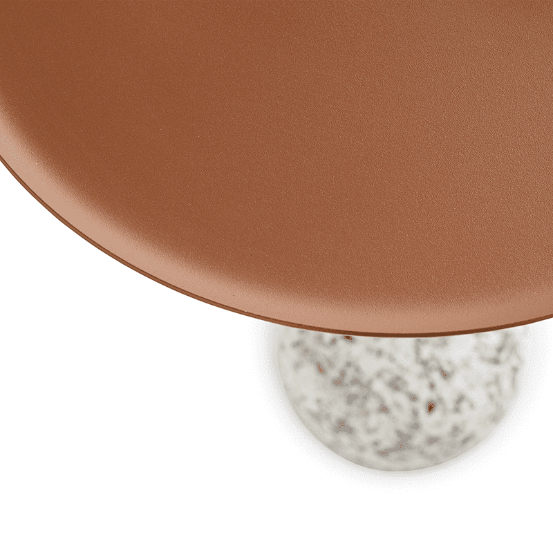 Bowler Side Table - Pale Brown