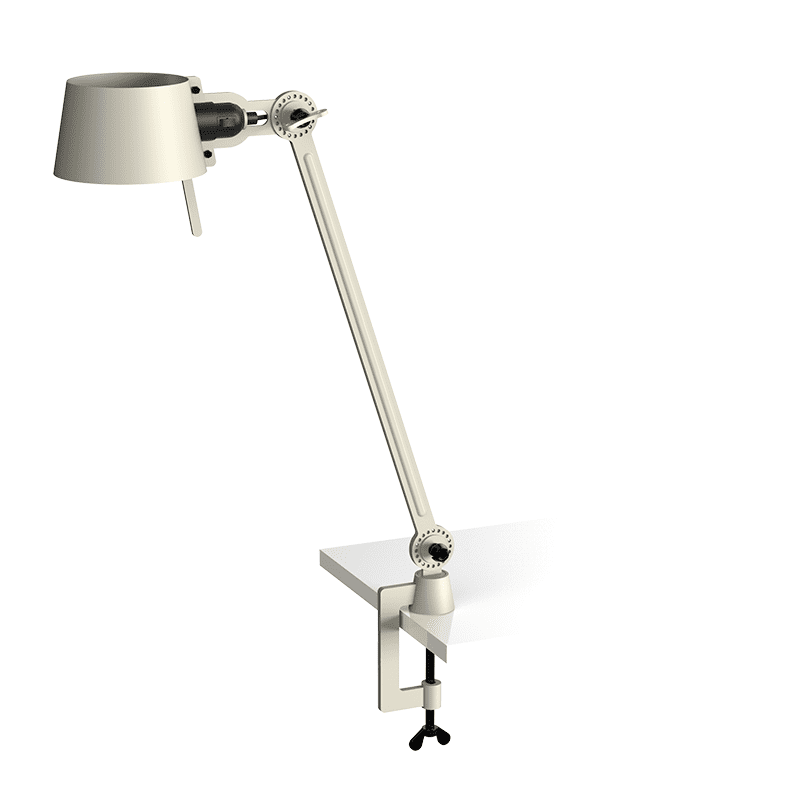 Bolt bureaulamp 1arm clamp - Ash grey