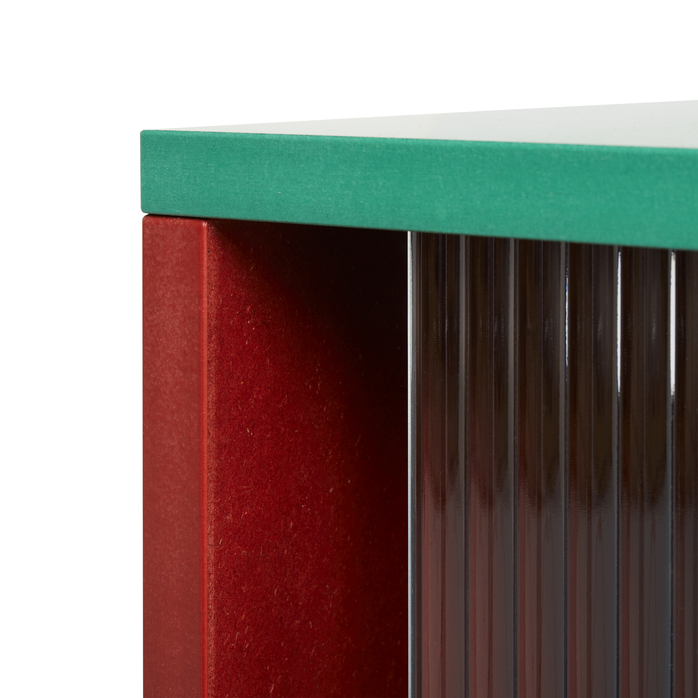 Colour Cabinet floor - Medium Multi/Glass doors