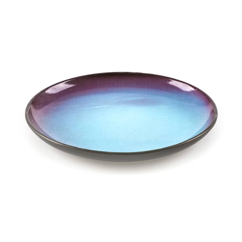 Cosmic diner porcelain plate - Neptune
