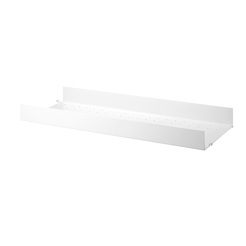 Metal shelf with high edge 78/30