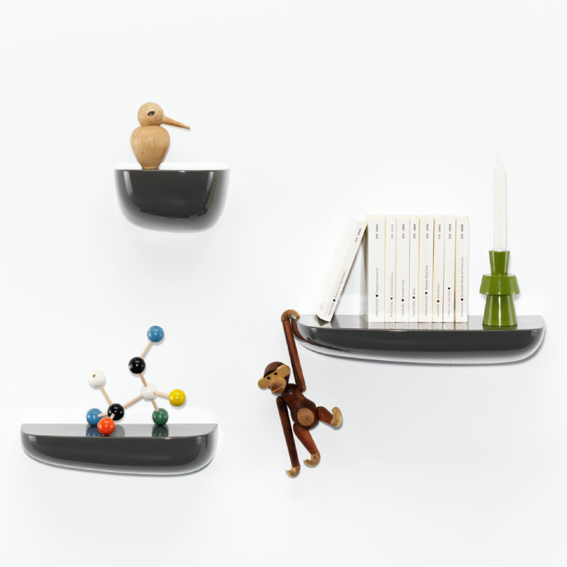 Corniche L wandplank - Grijs