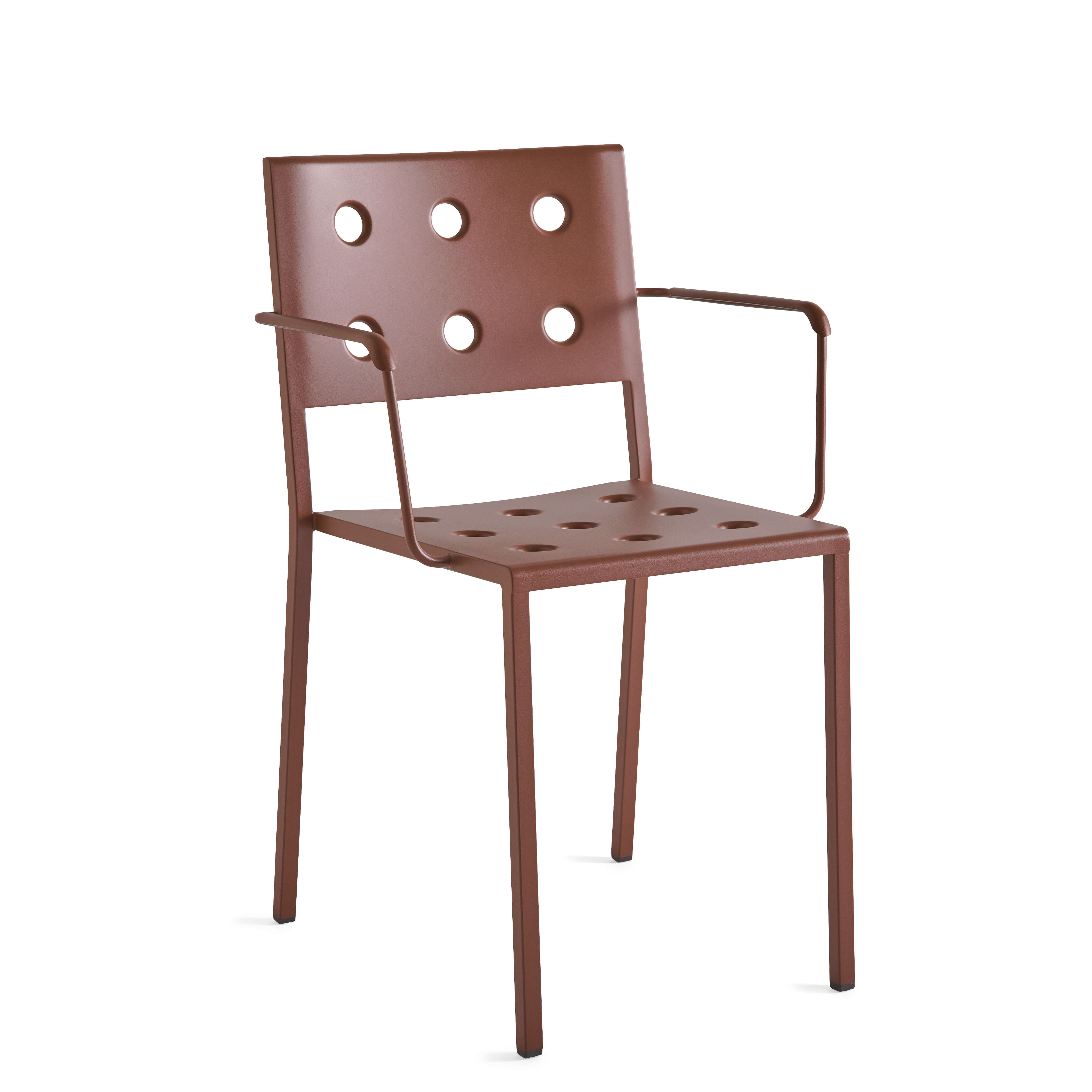 Balcony dining armchair - Iron red