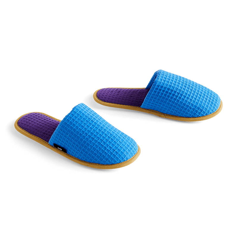 Waffle slippers - Cream multi