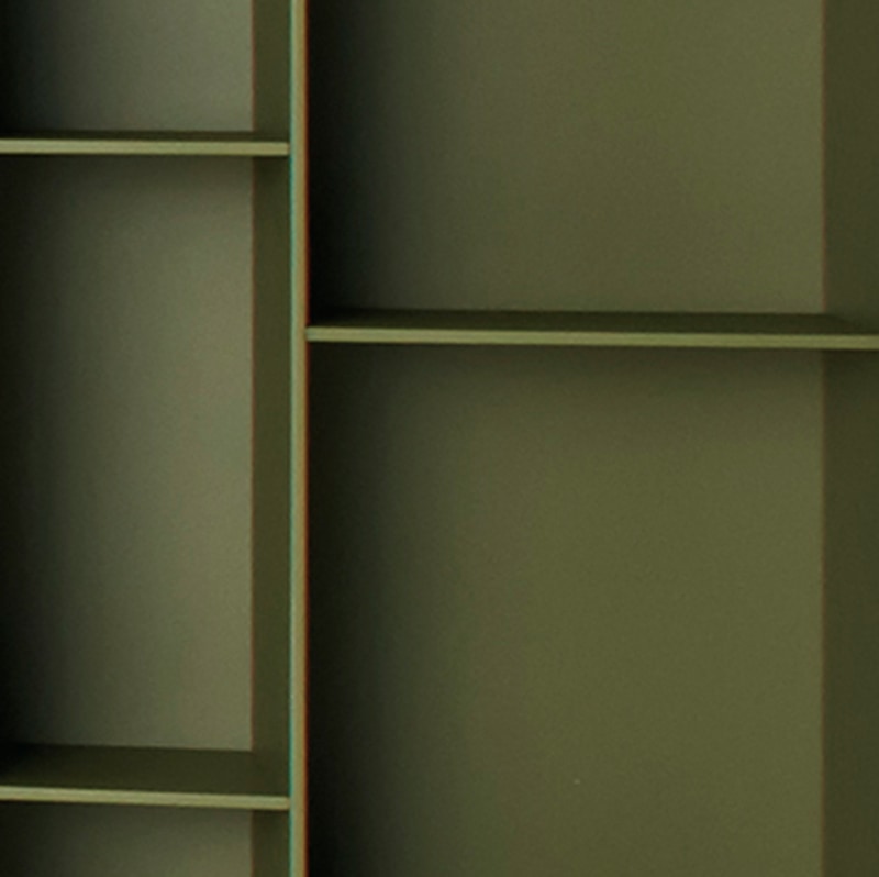 Random cabinet 3C / Dark olive green F087
