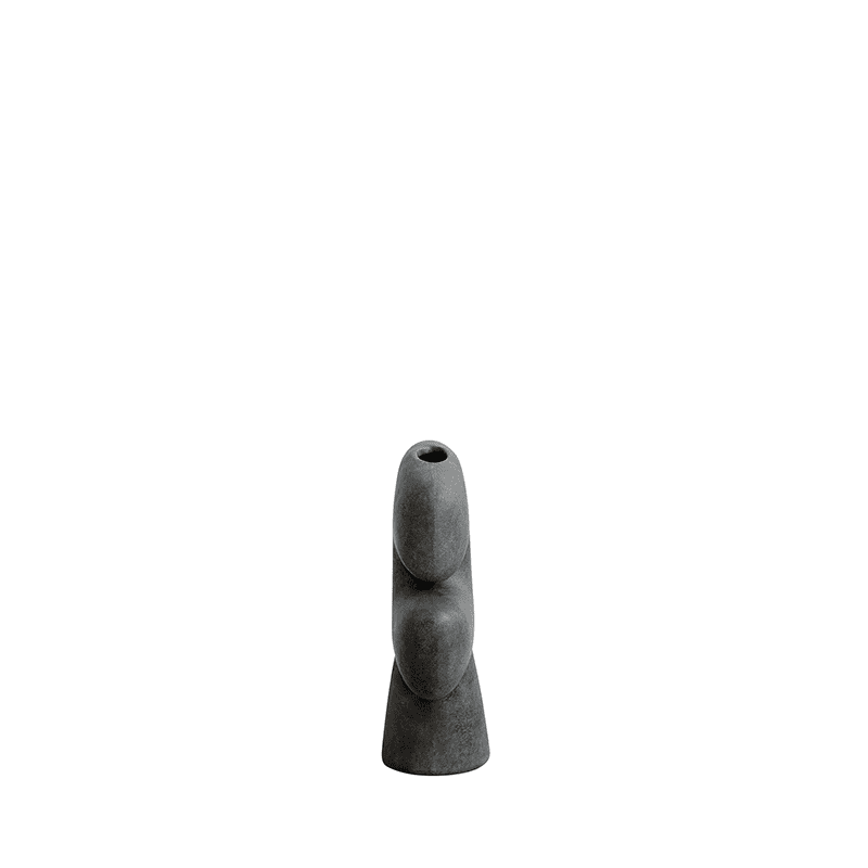 Tribal Vase mini - Dark grey
