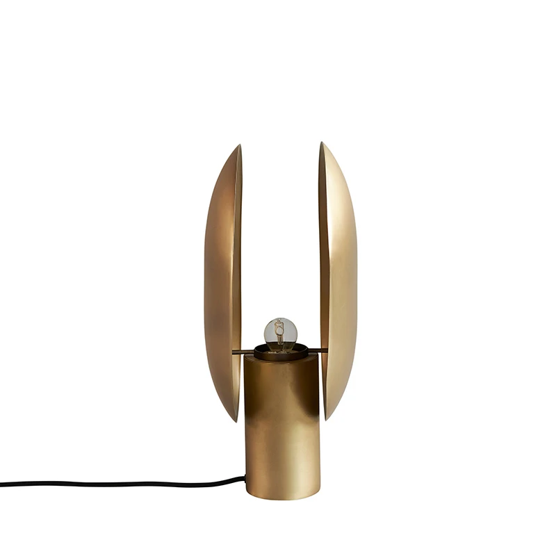 Clam tafellamp - Brass
